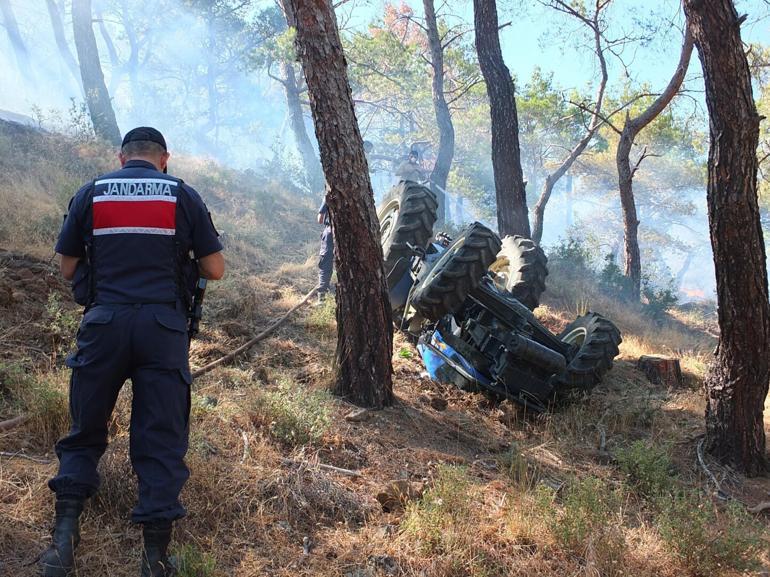 Balıkesir Burhaniyede çıkan orman yangını 8 saatte kontrol altına alındı