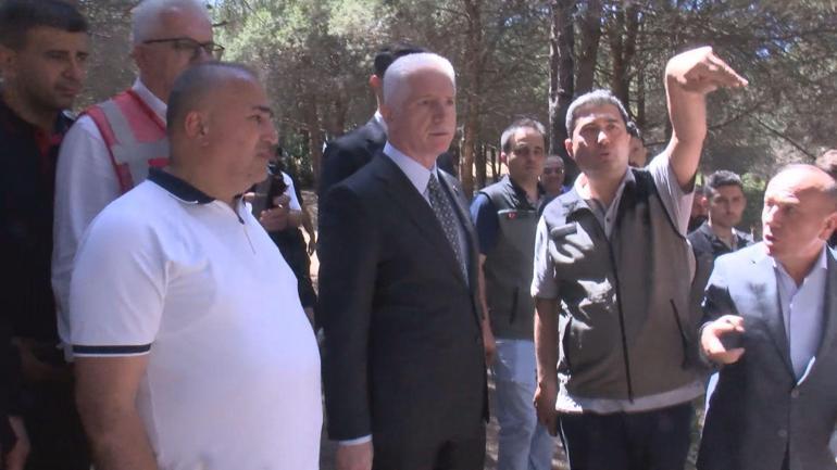 Sultangazi Kent Ormanında yangın