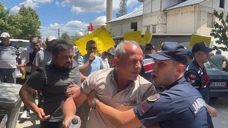 Sakaryada taş ocağı gerginliği