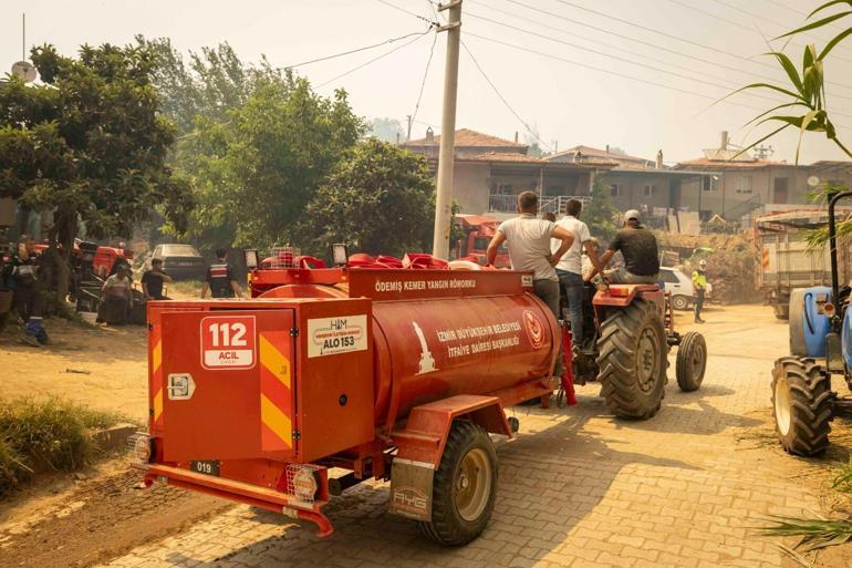Ödemişteki orman yangını 2nci gününde: 2 ölü