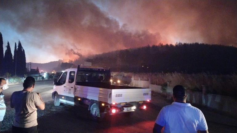 İzmir Bucada orman yangını