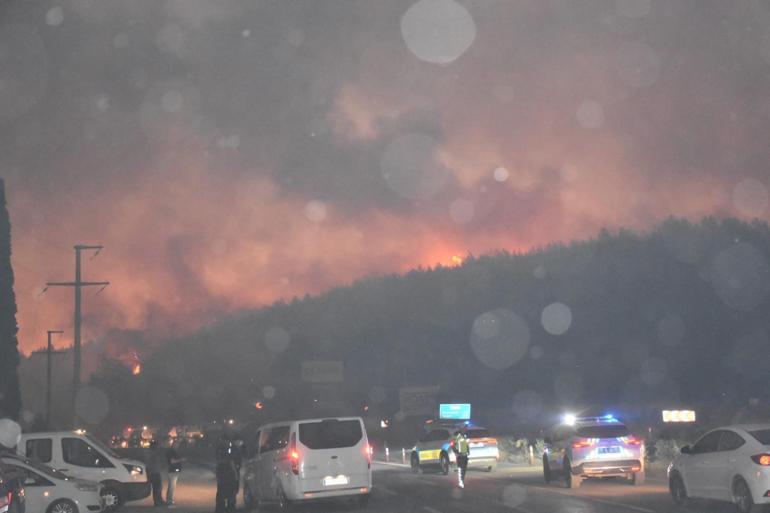 İzmir Bucada orman yangını
