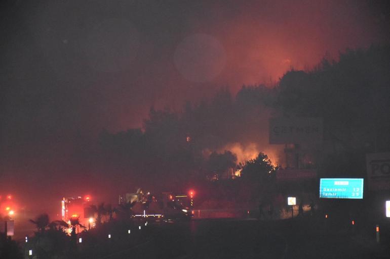 İzmir Bucada orman yangını