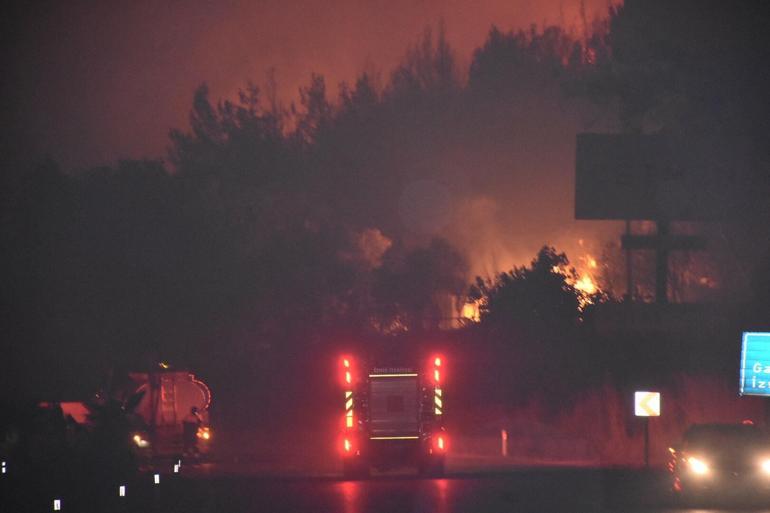 İzmir Bucada orman yangını
