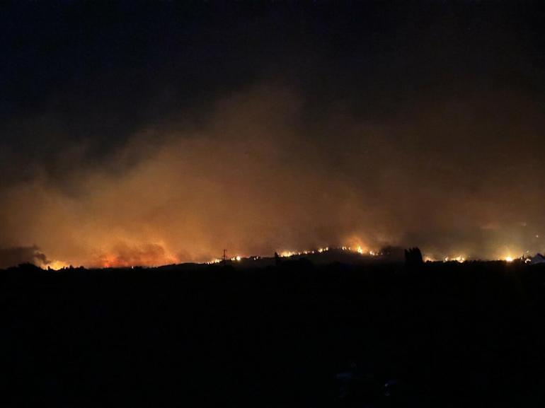 Ödemişteki orman yangını 2nci gününde: 2 ölü
