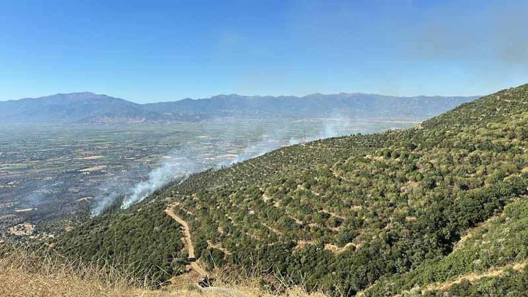 İzmir Ödemişteki orman yangını kontrol altında
