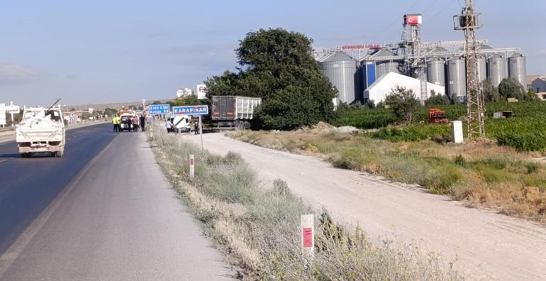 Yanan TIRın şoförü öldü