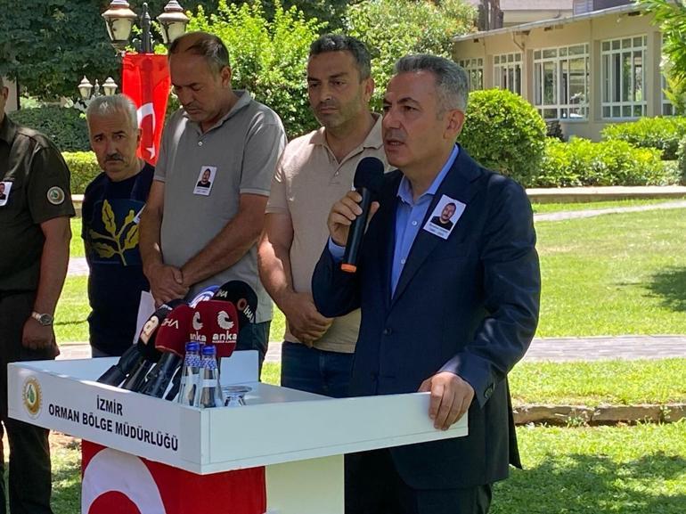 İzmir Ödemişteki orman yangını kontrol altında