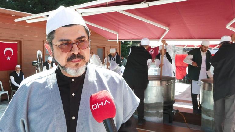 Sümbül Efendi Tekkesinde aşure kaynatıldı