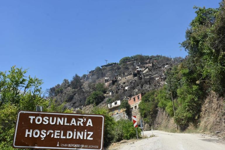 İzmir Ödemişteki orman yangını kontrol altında