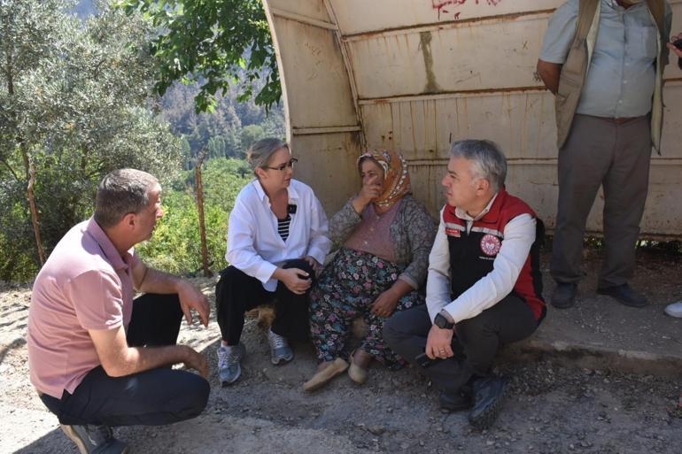 İzmir Ödemişteki orman yangını kontrol altında