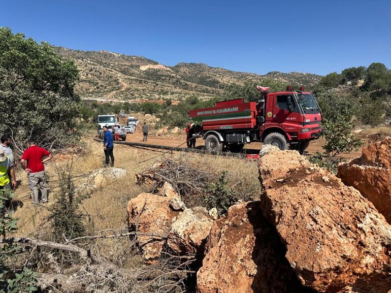 Gabar Dağındaki orman yangını 11 saatte kontrol altında