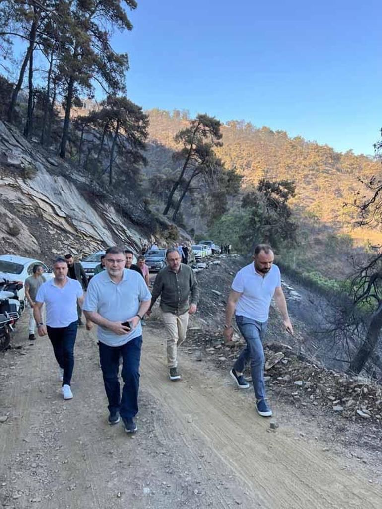 Kasapoğlu yangın bölgesinde
