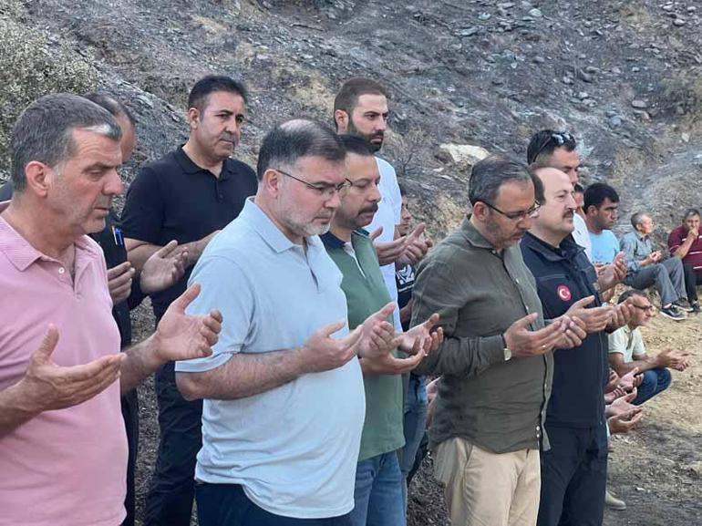 Kasapoğlu yangın bölgesinde