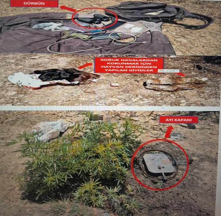 Yakalanmamak için dağda yaşayıp, ayı kapanı kurmuş