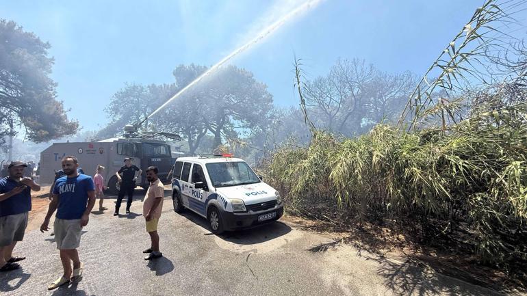 Antalyada orman yangını kontrol altında