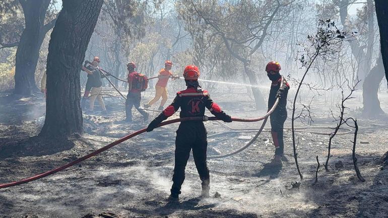 Antalyada orman yangını kontrol altında