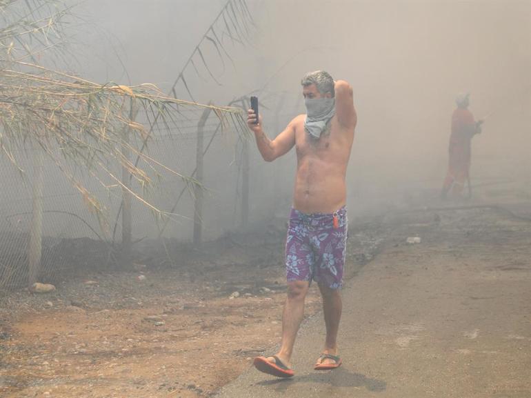 Antalyada orman yangını kontrol altında