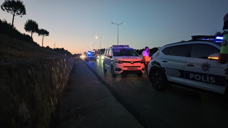 Eyüpsultanda motosiklet hafriyat kamyonu ile çarpıştı: 1 ölü, 1 ağır yaralı
