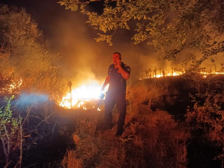 Bursa’da otluk alanda çıkan yangın ormana sıçradı: 20 dönüm alan zarar gördü