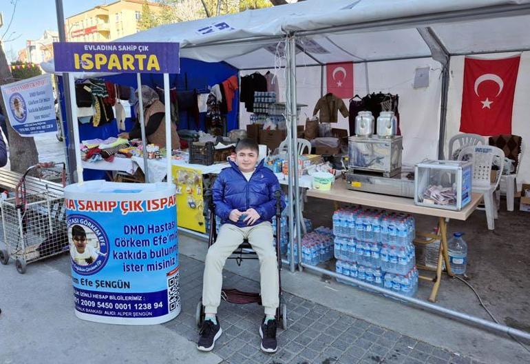 DMD hastası Görkem Efe için hastaneye konulan bağış kumbarasını çalan şüpheli serbest