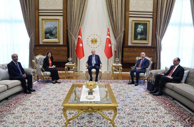 Cumhurbaşkanı Erdoğan, DEM Parti heyetini kabul etti