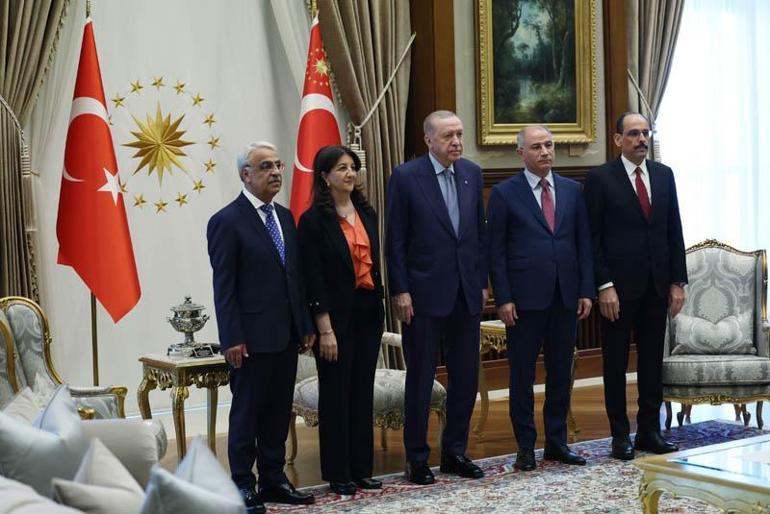 Cumhurbaşkanı Erdoğan, DEM Parti heyetini kabul etti