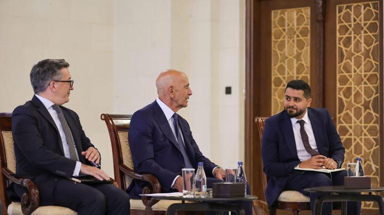 Suriye Cumhurbaşkanı Şara ve ABDnin Ankara Büyükelçisi Barrack bir araya geldi