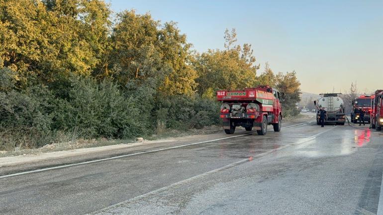 Bursada çıkan orman yangını kontrol altında
