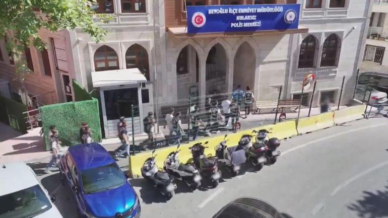 Beyoğlu’nda tüneli trafiğe kapatan 13 motosiklet sürücüsüne 133 bin lira ceza