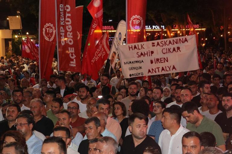 Antalyada CHP’den ‘İradeye sahip çık mitingi