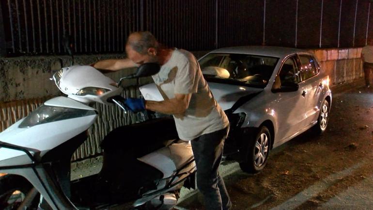 Sarıyerde zincirleme kaza: 1i ağır 2 yaralı