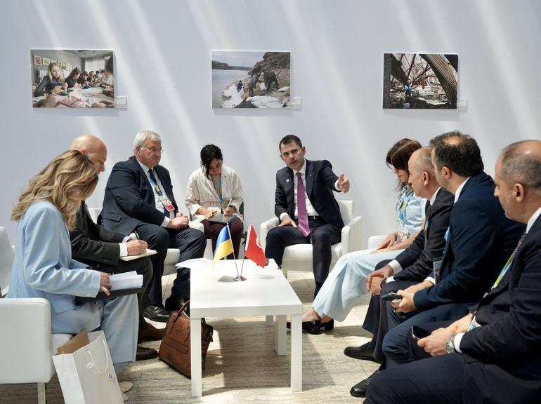Bakan Kurum, Ukrayna Dışişleri Bakanı Sybiha ile görüştü