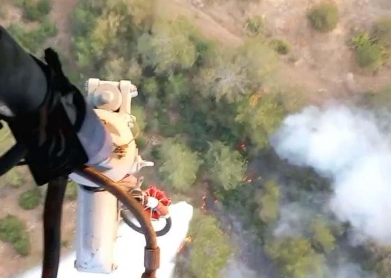 Balıkesirdeki orman yangını kontrol altında