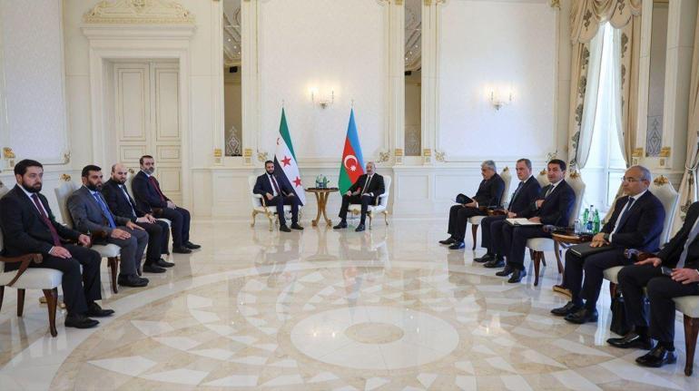 Suriye Cumhurbaşkanı Şara, Azerbaycan’da