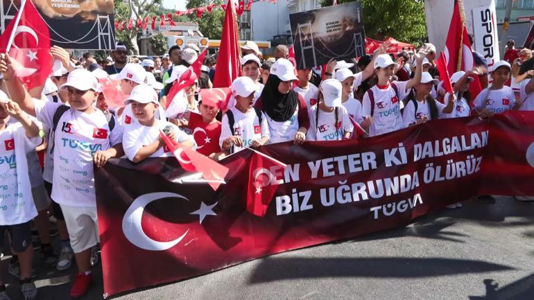 15 Temmuz Şehitlerini 5. Vatan Koşusuna katılarak andılar