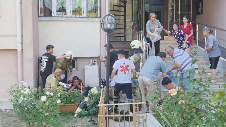 Beylikdüzünde 15 katlı bina tahliye edildi; bazıları zehirlenme şüphesiyle hastaneye götürüldü