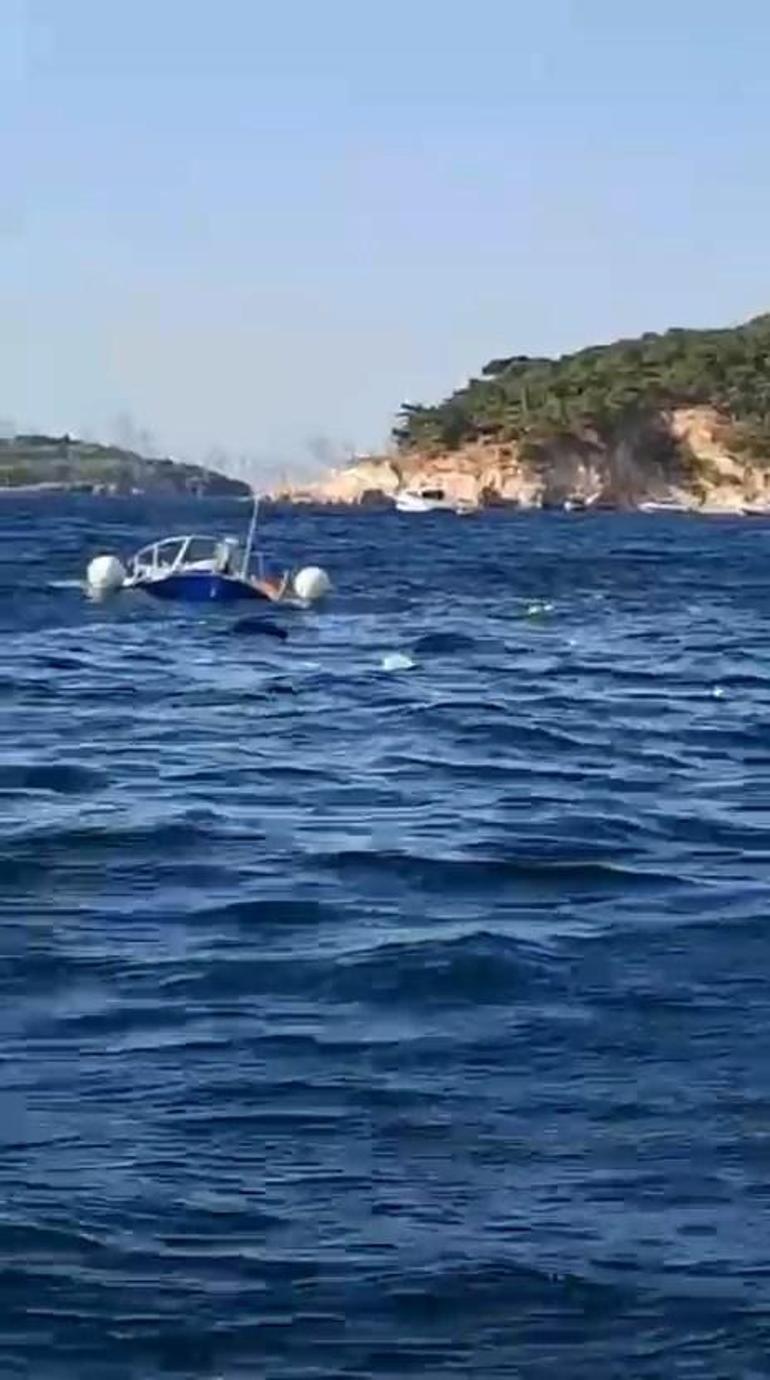 Heybeliada açıklarında motoryat tekneye çarptı: 7 kişi kurtarıldı