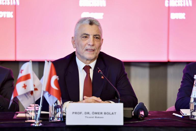 Bakan Bolat, Gürcistanda iş insanlarıyla görüştü