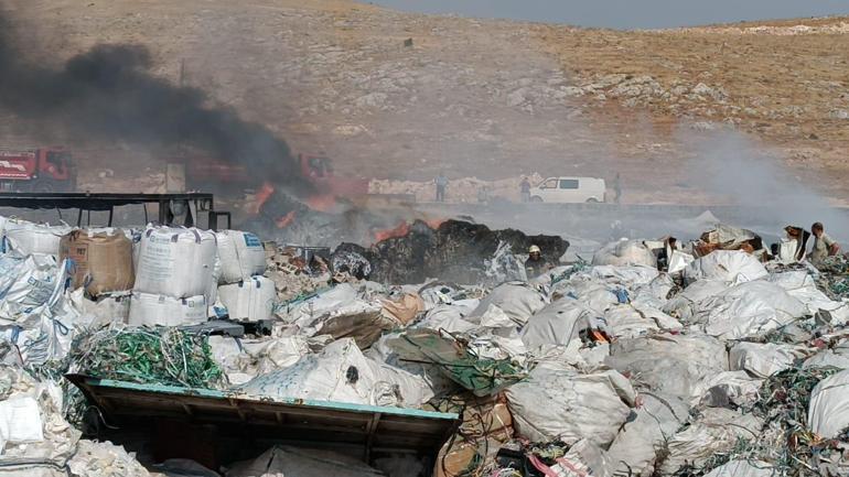 Gaziantep’te geri dönüşüm fabrikasında yangın