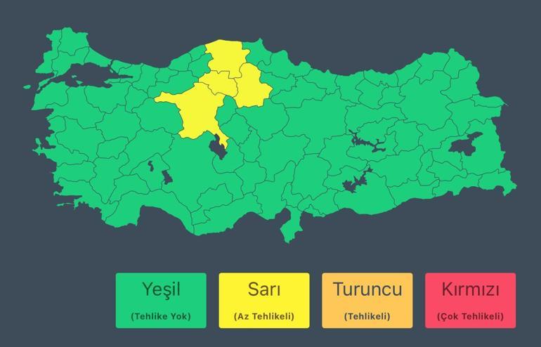 Ankara için yeni sağanak uyarısı