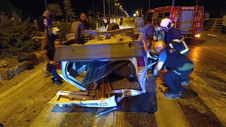 Karabükte 2 otomobil çarpıştı; 7 yaralı