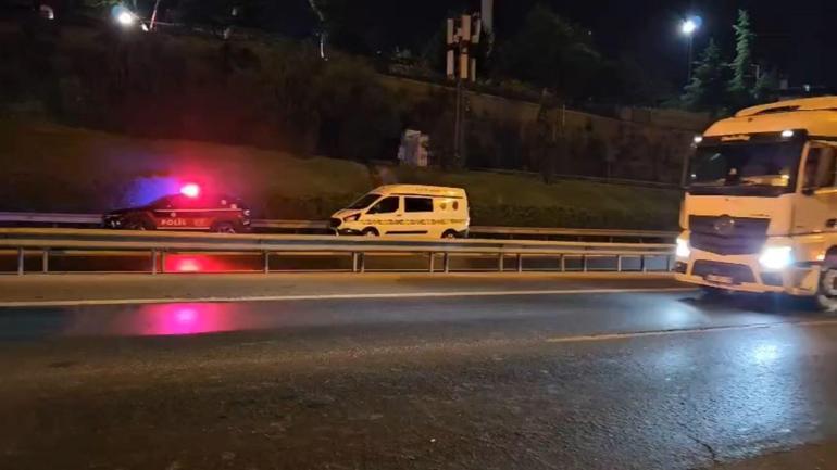 Gaziosmanpaşa’da otoyolda otomobilin çarptığı yaya hayatını kaybetti