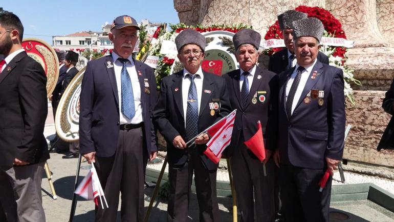 Kıbrıs Barış Harekatının 51inci yılında Taksimde tören