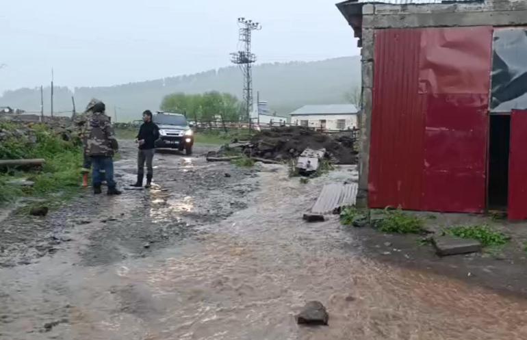 Ardahanda sağanak sele neden oldu