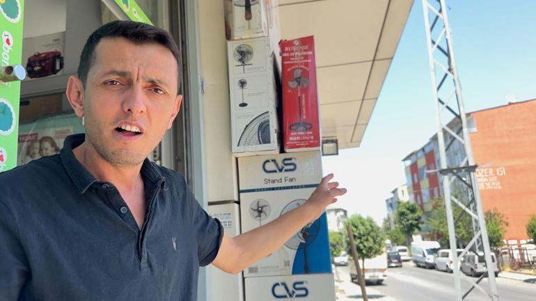 Avcılarda vantilatör hırsızlığı kamerada