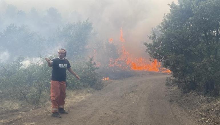 Eskişehirdeki orman yangını 2nci gününde