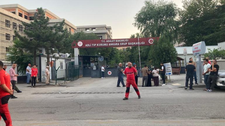 Orman şehitlerinin naaşları Ankara Adli Tıp Kurumuna getirildi