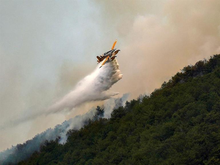 Eskişehirde çıkan orman yangını, 3üncü günde Afyonkarahisarda sürüyor