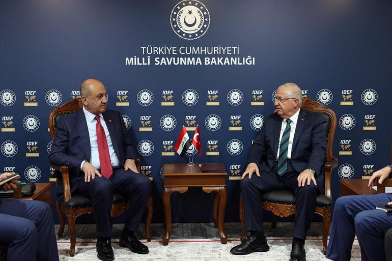 Bakan Güler, Irak Savunma Bakanı Sabit Muhammed Said El-Abbasi ile görüştü